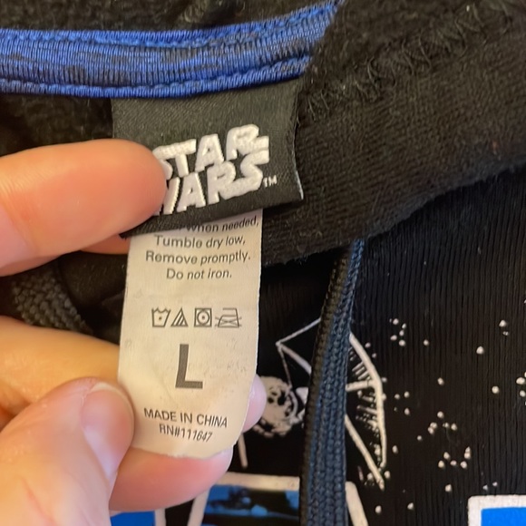 Star Wars Mens Hooded Sweatshirt Size Large - Picture 3 of 4